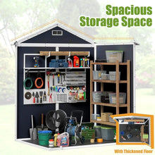 Load image into Gallery viewer, Enyopro 306gal Outdoor Storage Shed, Horizontal Resin Shed, Resistant Tool Plastic Shed for Storage of Bike/Garbage Cans/Garden Tools/Lawn Mowers