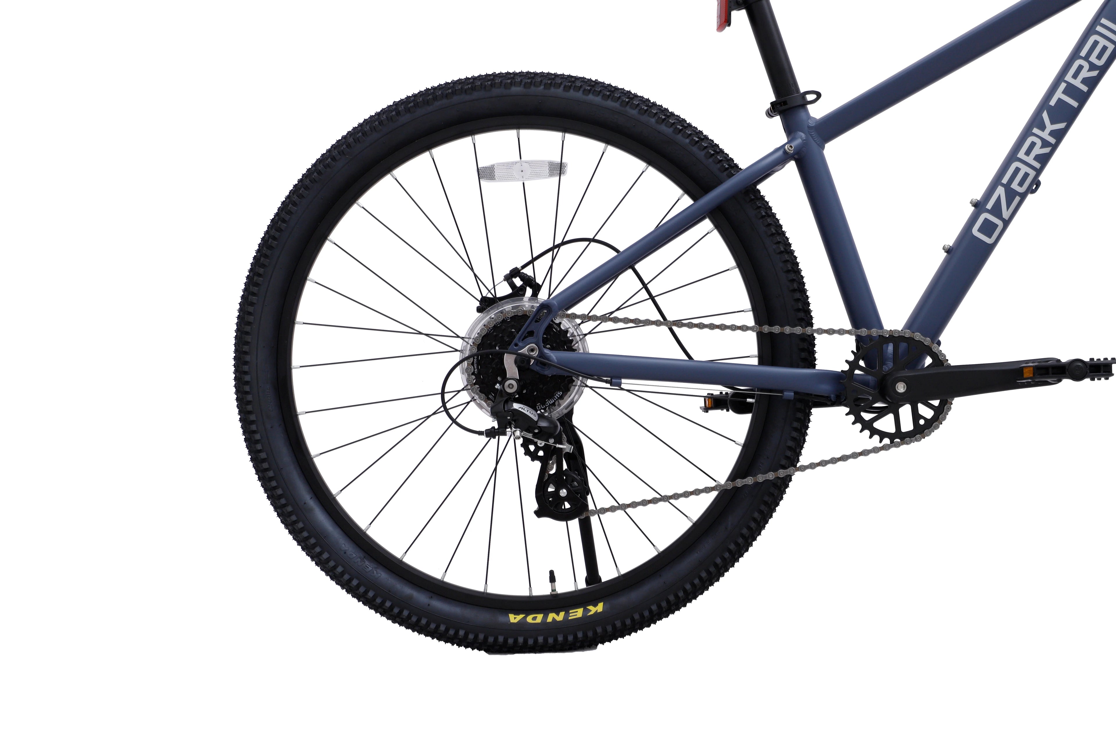 27.5" Ozark Trail M.2 Ridge Mountain Bike, Medium Frame, Fits Riders 5'3" - 5'8", Blue, Adult, Unisex