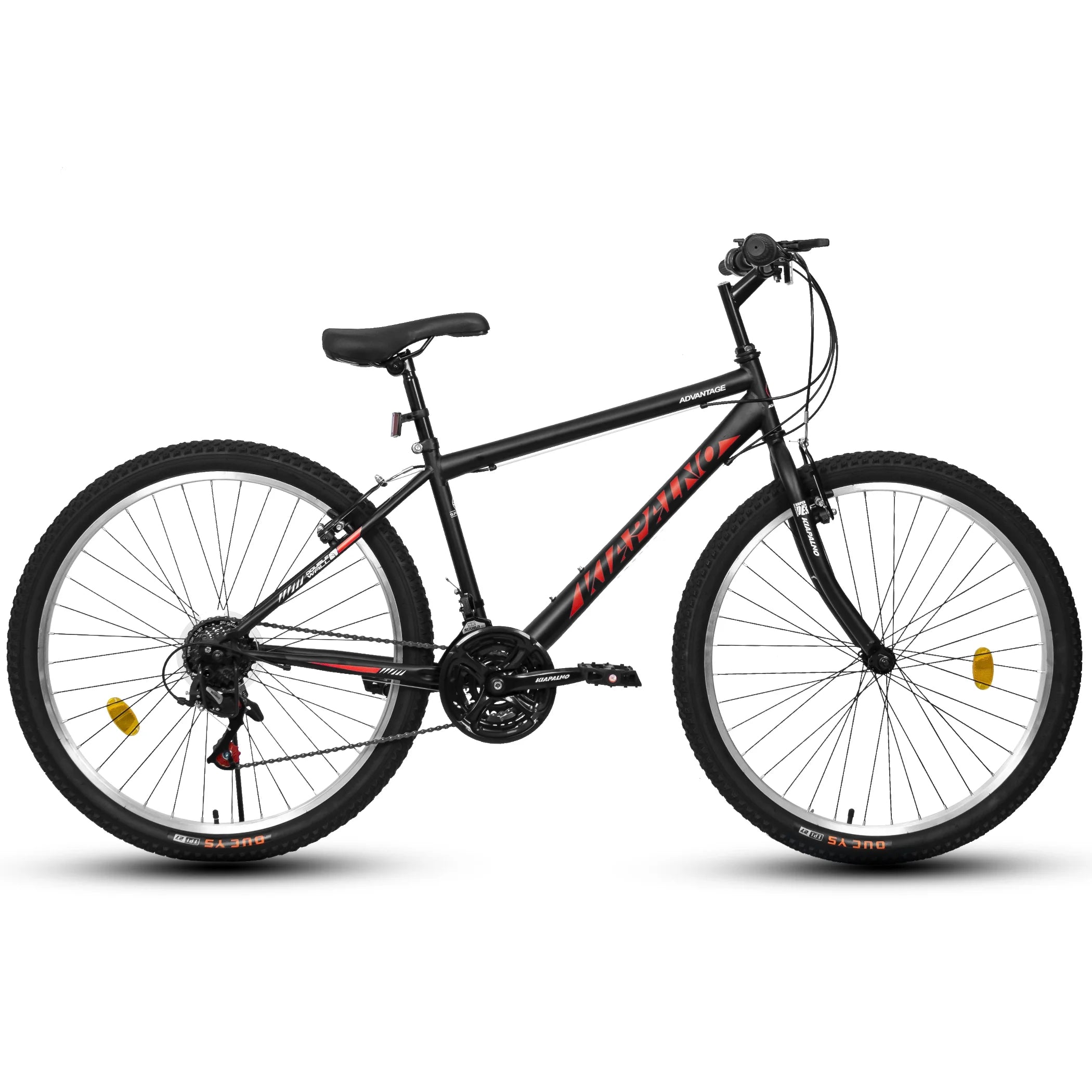 Aukfa 26" Mountain Bike for Men and Women, 21 - Speed High - Performance All - Terrain Bicycle with Dual V - Brakes, Green