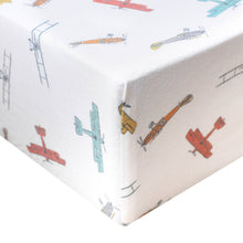 Load image into Gallery viewer, Copper Pearl Ace Premium Fitted Crib Sheet