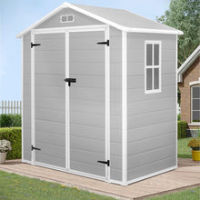 Load image into Gallery viewer, Enyopro 306gal Outdoor Storage Shed, Horizontal Resin Shed, Resistant Tool Plastic Shed for Storage of Bike/Garbage Cans/Garden Tools/Lawn Mowers