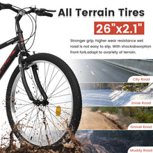 Load image into Gallery viewer, Aukfa 26" Mountain Bike for Men and Women, 21 - Speed High - Performance All - Terrain Bicycle with Dual V - Brakes, Green