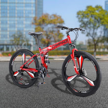 Load image into Gallery viewer, Zimtown 26" Folding Mountain Bike, Shimano 21 Speed MTB Bicycle for Adults, Black