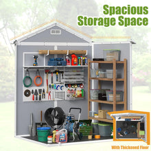 Load image into Gallery viewer, Enyopro 306gal Outdoor Storage Shed, Horizontal Resin Shed, Resistant Tool Plastic Shed for Storage of Bike/Garbage Cans/Garden Tools/Lawn Mowers