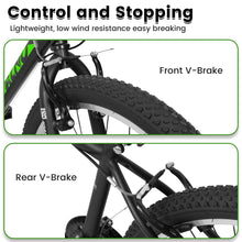 Load image into Gallery viewer, Aukfa 26" Mountain Bike for Men and Women, 21 - Speed High - Performance All - Terrain Bicycle with Dual V - Brakes, Green