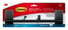 Load image into Gallery viewer, Command Bath Towel Bar Matte Black, Bathroom Organization