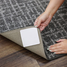 Load image into Gallery viewer, Mohawk Home Non Slip Corner Gripper Area Rug Tabs 4 Pack Anti Curling Double Sided Adhesive 4-Inch x 4-Inch Square White