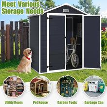 Load image into Gallery viewer, Enyopro 306gal Outdoor Storage Shed, Horizontal Resin Shed, Resistant Tool Plastic Shed for Storage of Bike/Garbage Cans/Garden Tools/Lawn Mowers