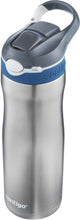 Load image into Gallery viewer, Contigo Ashland Chill Autospout Water Bottle with Flip Straw, Stainless Steel Thermal Drinking Bottle, Vacuum Flask, Leakproof Gym Bottle, Ideal for S