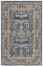 Load image into Gallery viewer, Safavieh Antiquity Nellie 6' Square Area Rug In Dark Blue