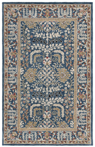 Safavieh Antiquity Nellie 6' Square Area Rug In Dark Blue
