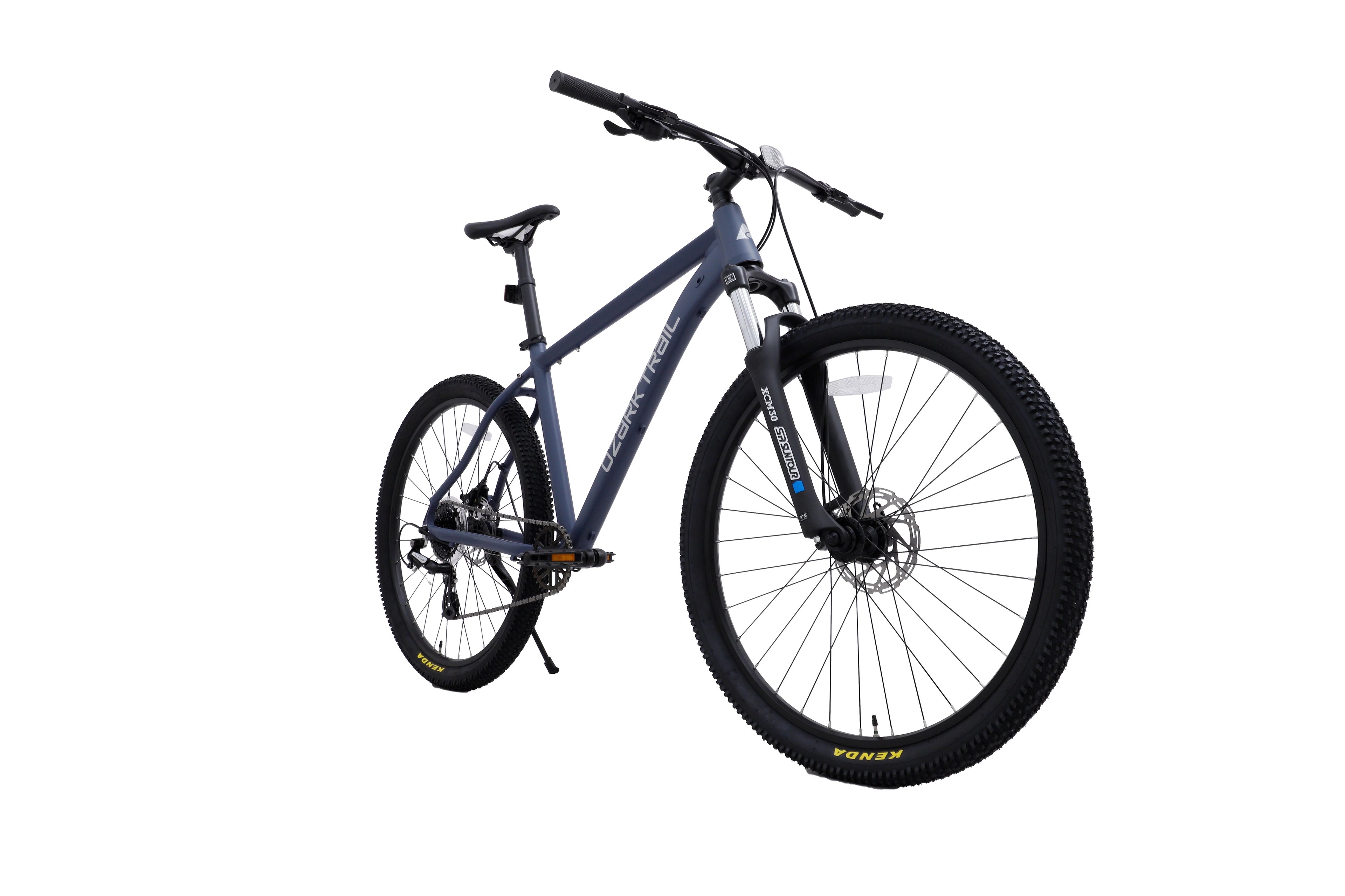 27.5" Ozark Trail M.2 Ridge Mountain Bike, Medium Frame, Fits Riders 5'3" - 5'8", Blue, Adult, Unisex