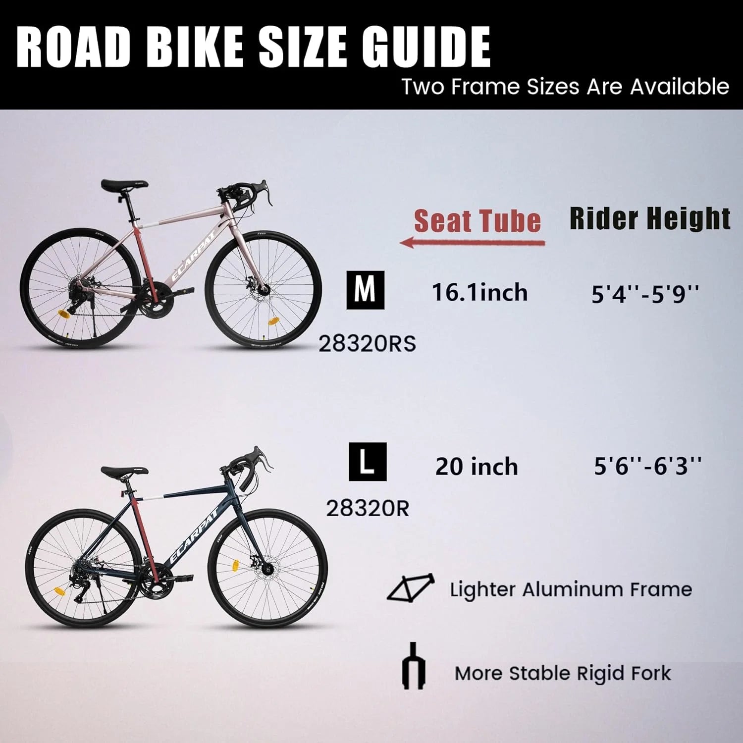 POVANLI 700C Road Bike for Men Women, 16 - Speed Outdoor Bike Disc Brakes, Racing Bike Light Weight Aluminum Frame, City Commuting Road Bicycle L Size, Adults Ages 14+, Gift(Dark Blue)