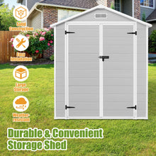 Load image into Gallery viewer, Enyopro 306gal Outdoor Storage Shed, Horizontal Resin Shed, Resistant Tool Plastic Shed for Storage of Bike/Garbage Cans/Garden Tools/Lawn Mowers