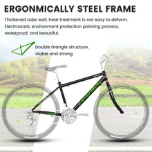 Load image into Gallery viewer, Aukfa 26" Mountain Bike for Men and Women, 21 - Speed High - Performance All - Terrain Bicycle with Dual V - Brakes, Green