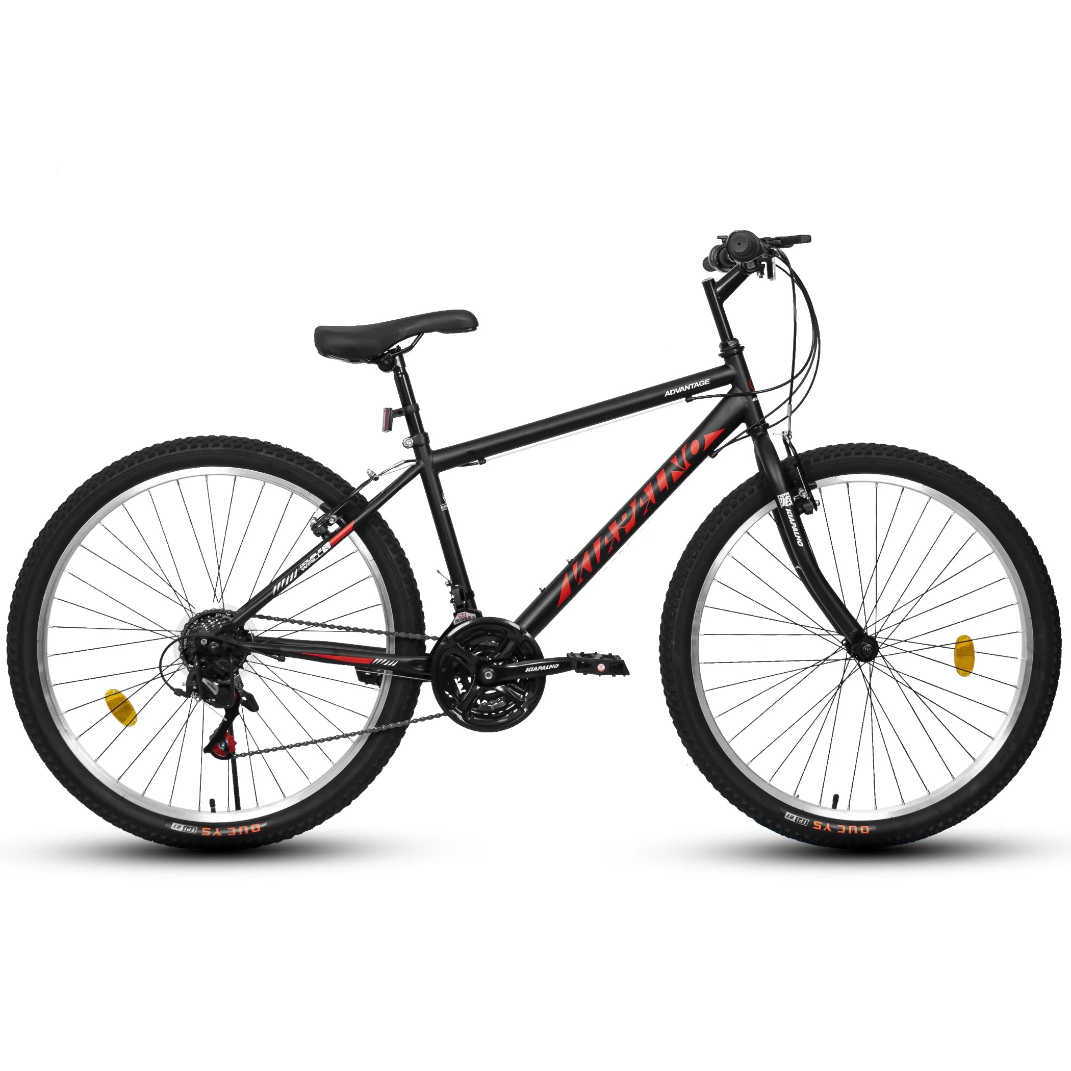 Aukfa 26" Mountain Bike for Men and Women, 21 - Speed High - Performance All - Terrain Bicycle with Dual V - Brakes, Green
