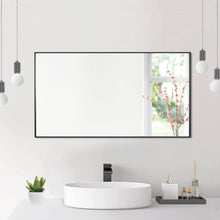 Load image into Gallery viewer, Ledel Aluminum Framed Bathroom Vanity Mirror Rectangle Wall Mirror - 36"W x 20"H - Black